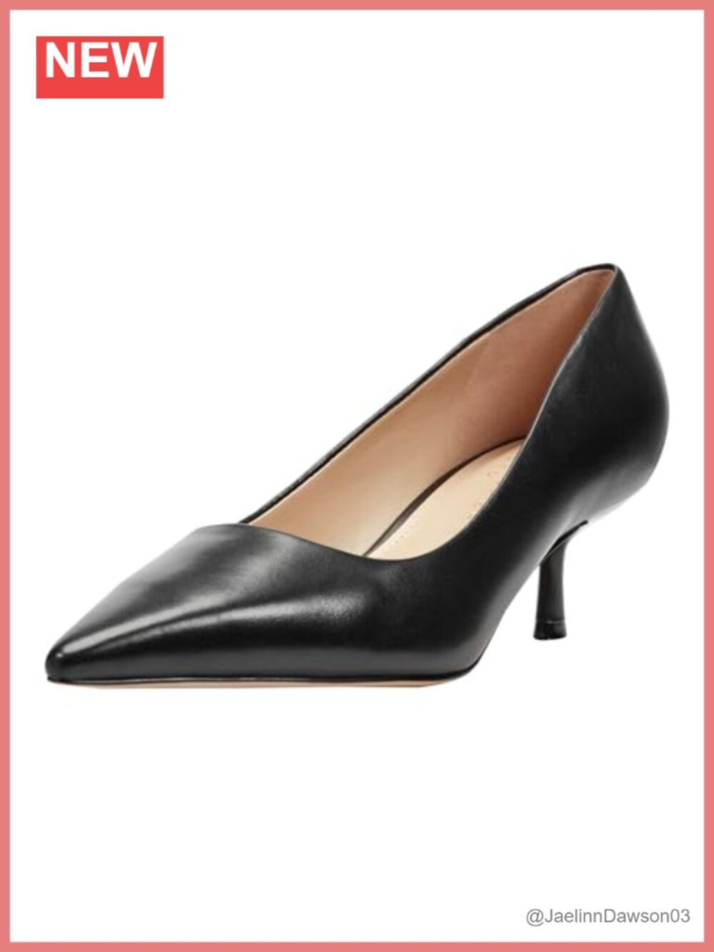 Marc Fisher LTD Calynna Leather Pumps Stiletto Heel Pointed Toe Slip-On